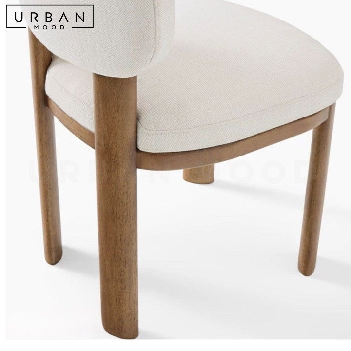 JIKA Japandi Fabric Dining Chair