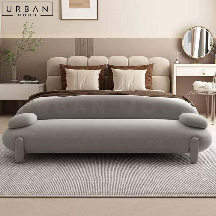 JODIEN Modern Boucle Ottoman