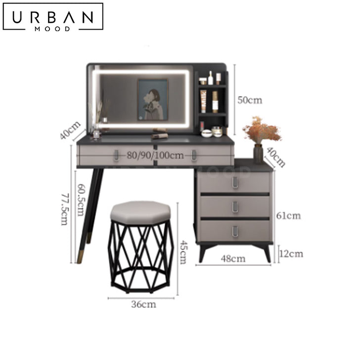 JOHANN Modern Vanity Table Set