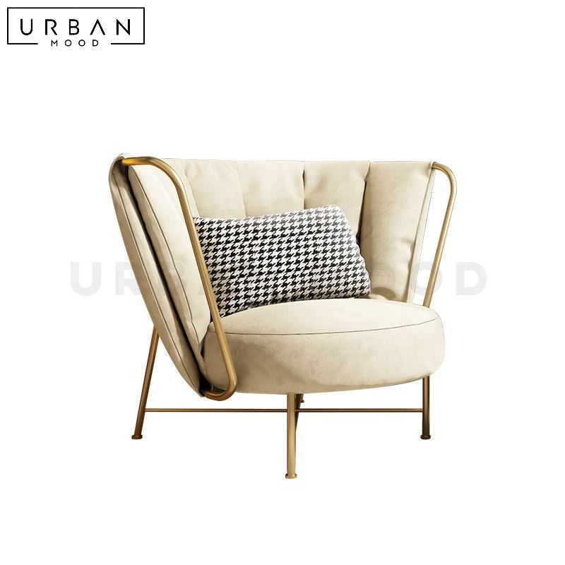 JOHANNA Modern Leathaire Leisure Chair