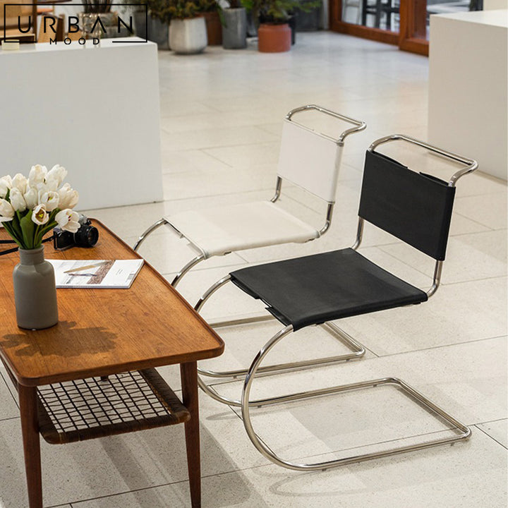 JOHN Modern Leather Dining Chair