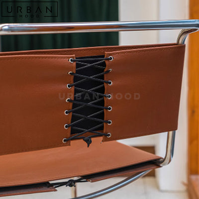 JOHN Modern Leather Dining Chair