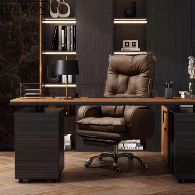 JORDIS Modern Leather Recliner Office Chair