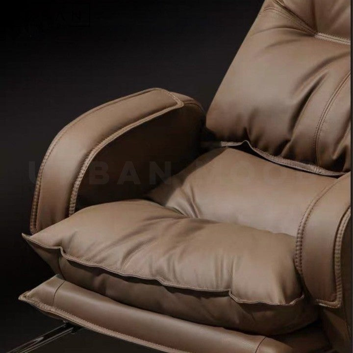 JORDIS Modern Leather Recliner Office Chair