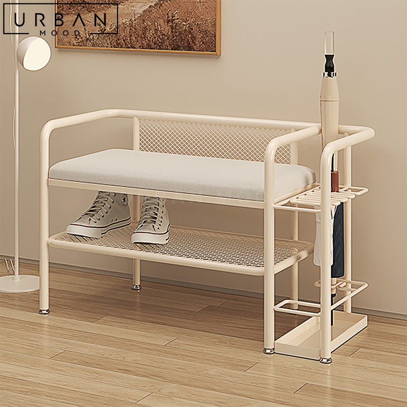 JOSIE Modern Shoe Rack Bench