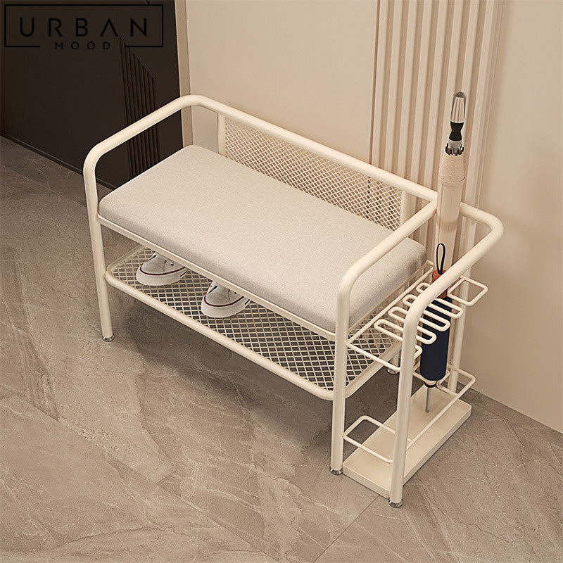 JOSIE Modern Shoe Rack Bench