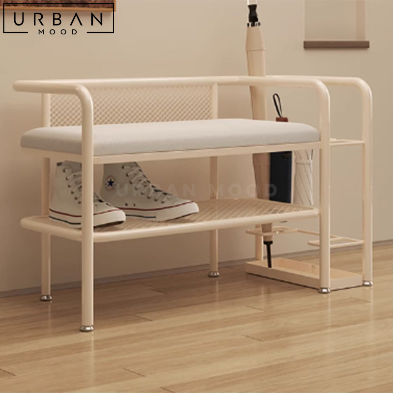 JOSIE Modern Shoe Rack Bench