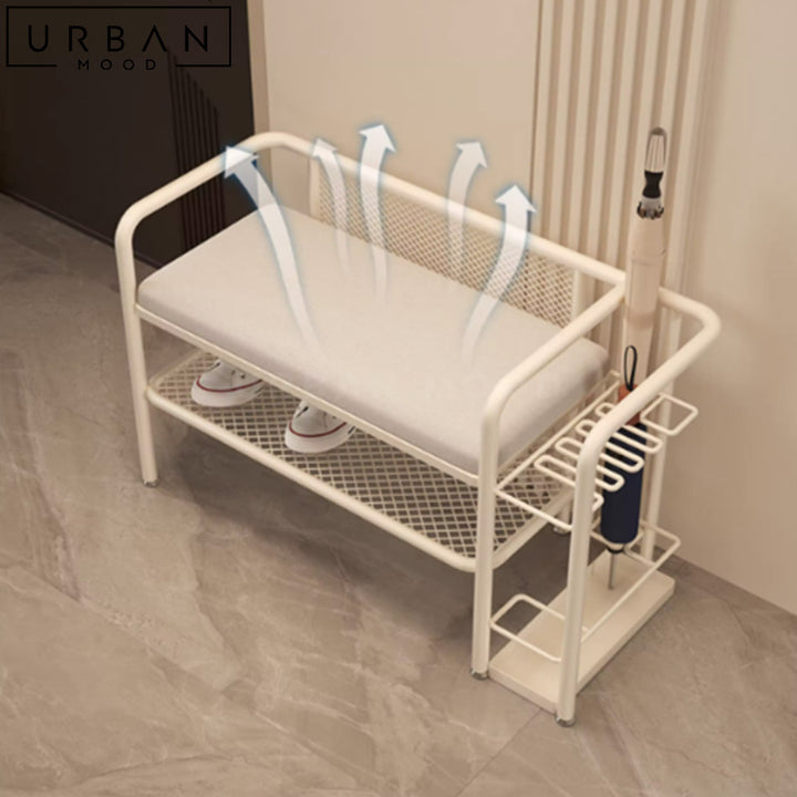 JOSIE Modern Shoe Rack Bench