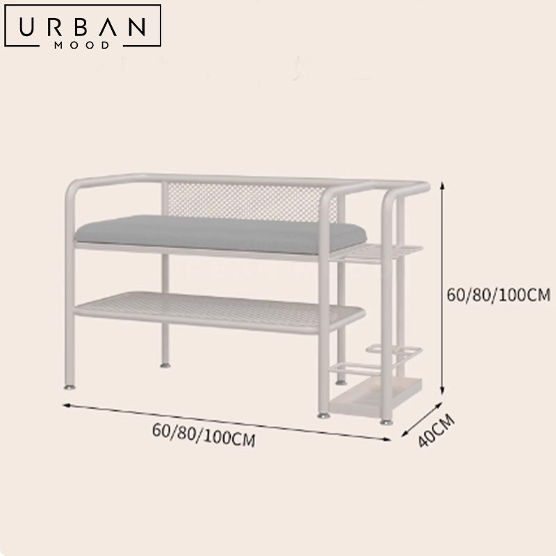 JOSIE Modern Shoe Rack Bench