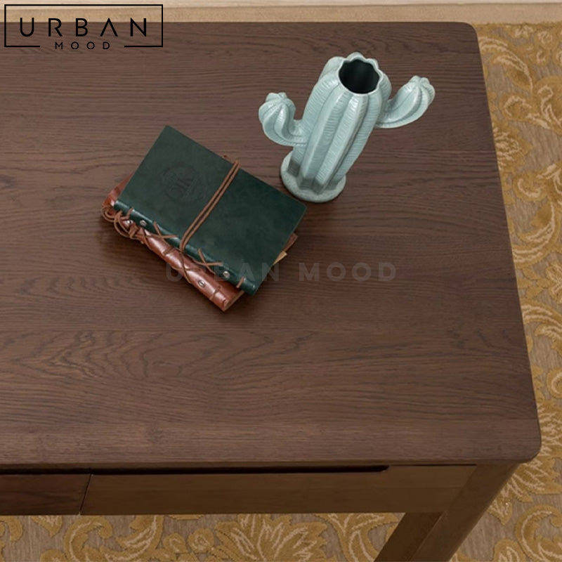JUANA Rustic Solid Wood Study Desk