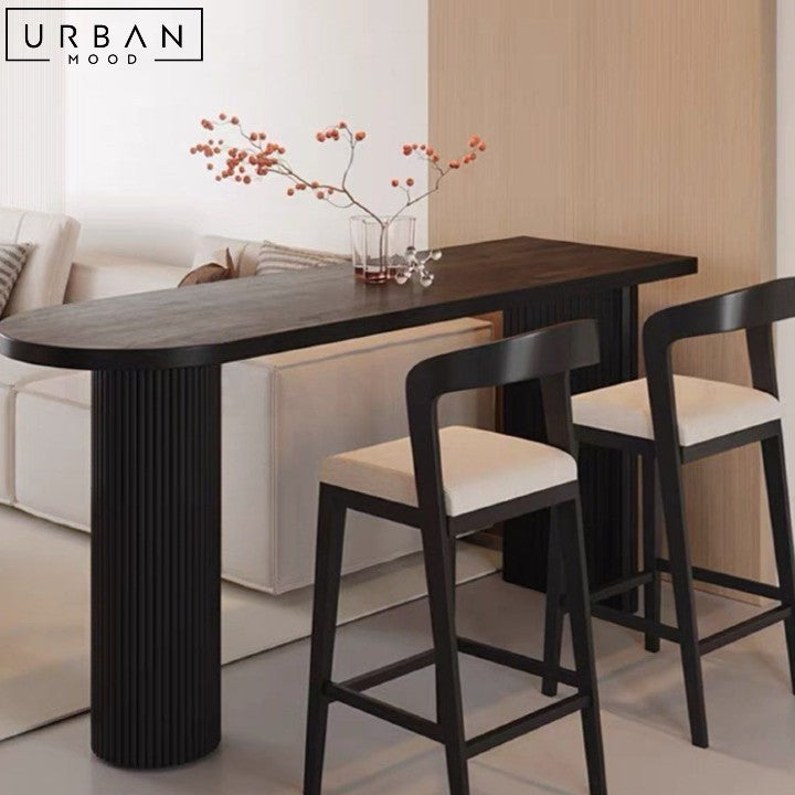 JULIANA Modern Solid Wood Bar Table