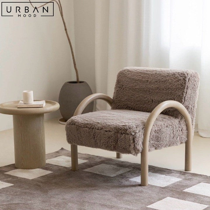 JULIET Modern Wool Lounge Chair