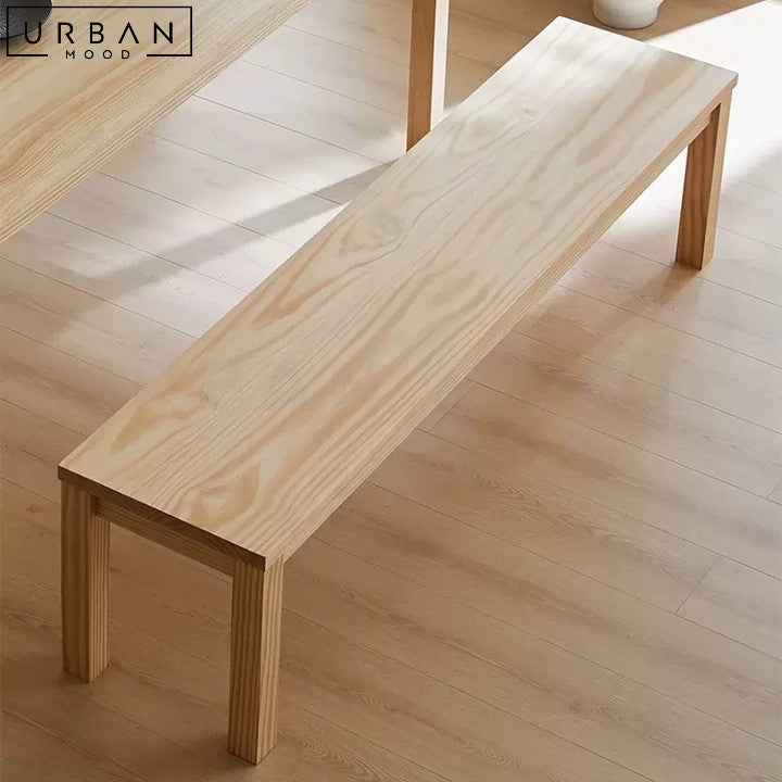 JULIETA Scandinavian Solid Wood Bench