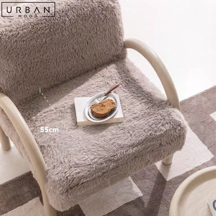 JULIET Modern Wool Lounge Chair