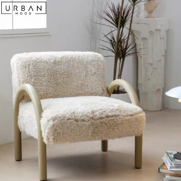 JULIET Modern Wool Lounge Chair