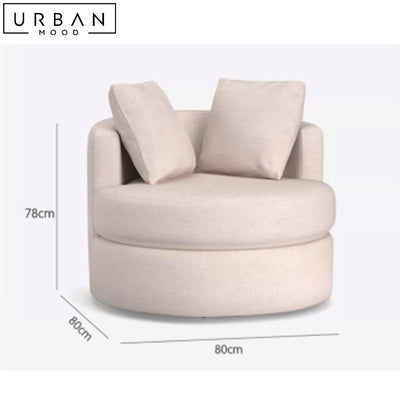 JURGEN Modern Fabric Leisure Chair
