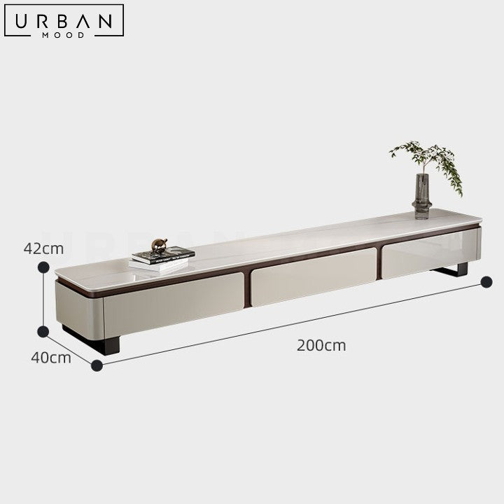 JUSTINA Modern TV Console and Coffee Table