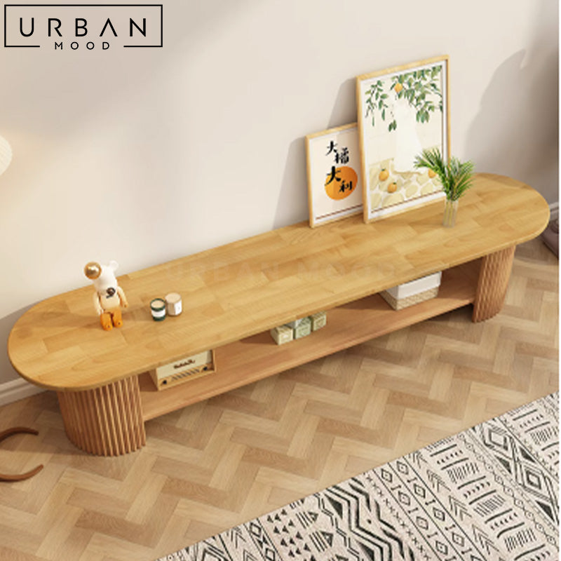 JUUL Japandi Solid Wood TV Console