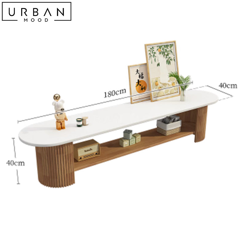 JUUL Japandi Solid Wood TV Console