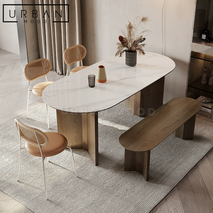 JOURNEY Japandi Sintered Stone Dining Table