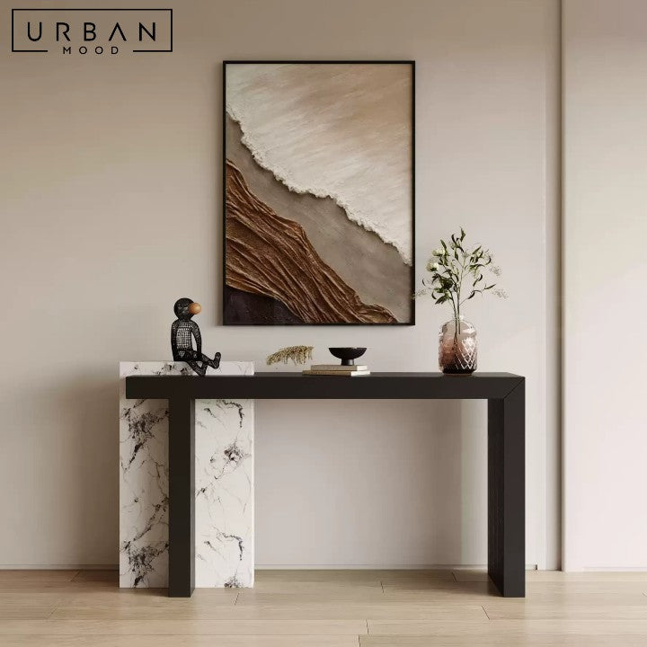 KABI Modern Sintered Stone Console Table