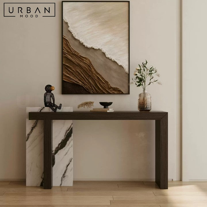 KABI Modern Sintered Stone Console Table