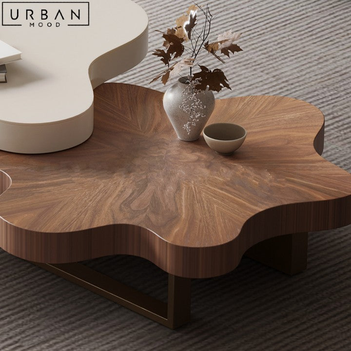 KAFKA Modern Solid Wood Nesting Coffee Table