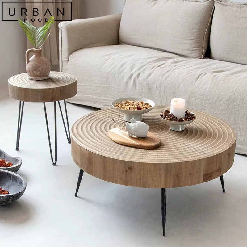 KAIRO Japandi Solid Wood Coffee Table – Urban Mood