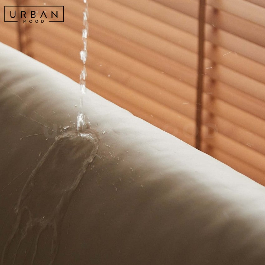 KALIDA Modern Leather Sofa