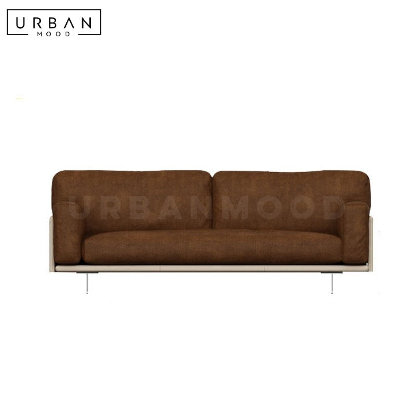 KALIDA Modern Leather Sofa