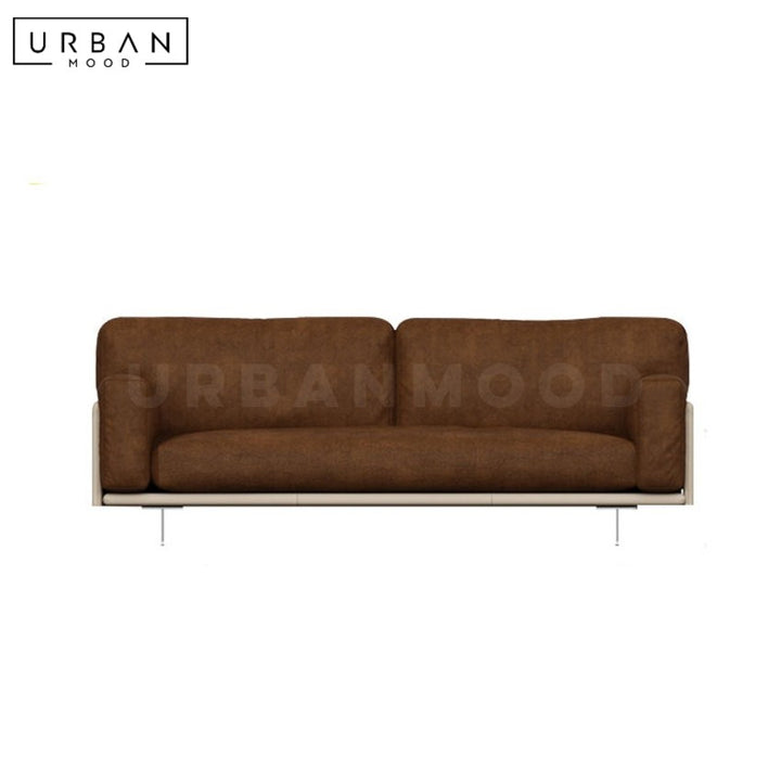 KALIDA Modern Leather Sofa