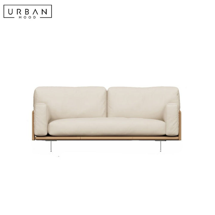 KALIDA Modern Leather Sofa