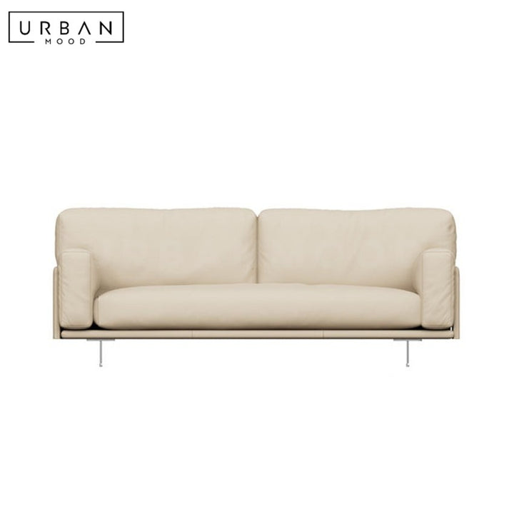 KALIDA Modern Leather Sofa