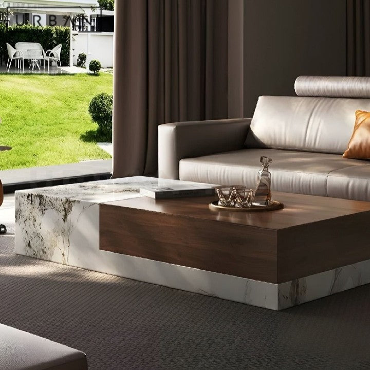KAMEL Modern Sintered Stone Coffee Table