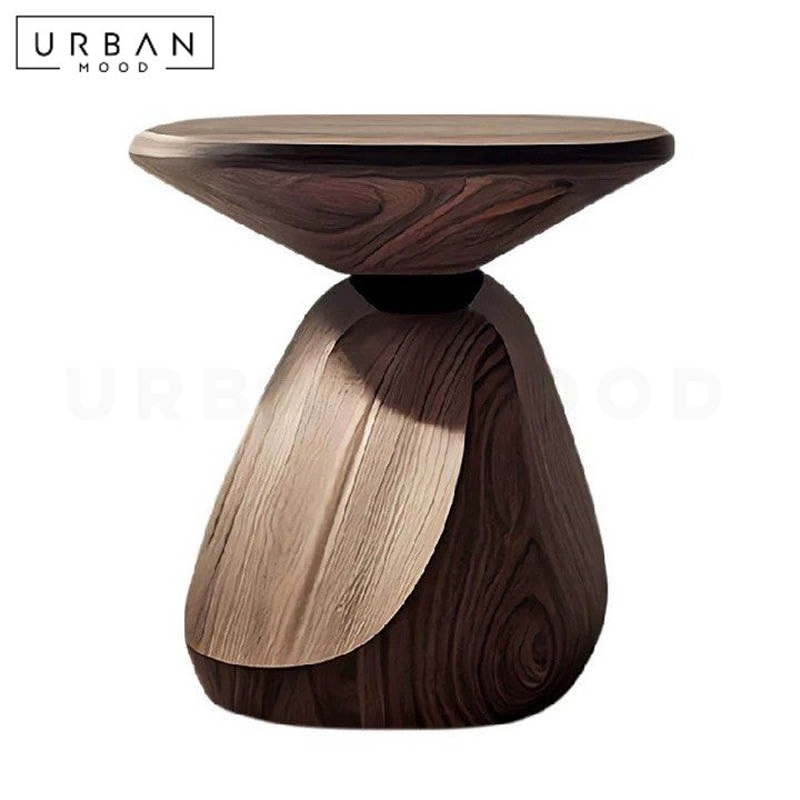 KAMILE Modern Solid Wood Side Table