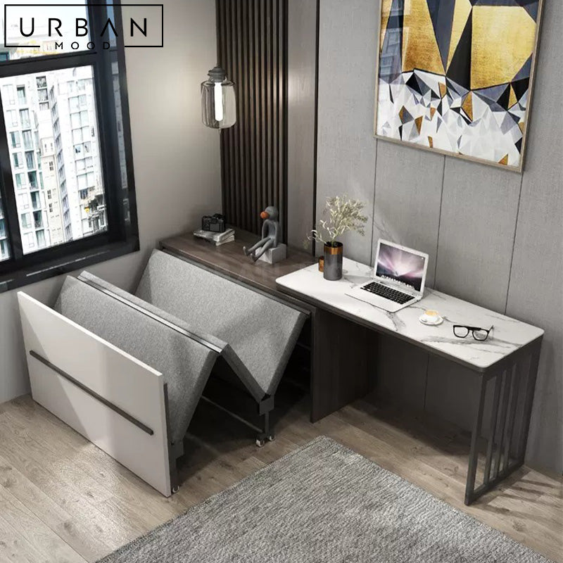 KANI Modern Study Table & Murphy Bed