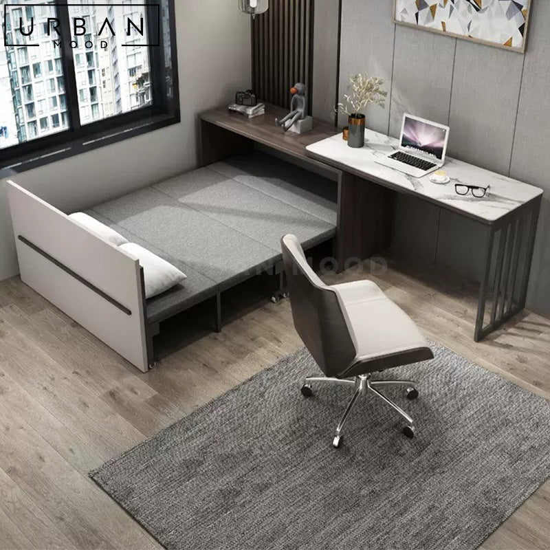 KANI Modern Study Table & Murphy Bed