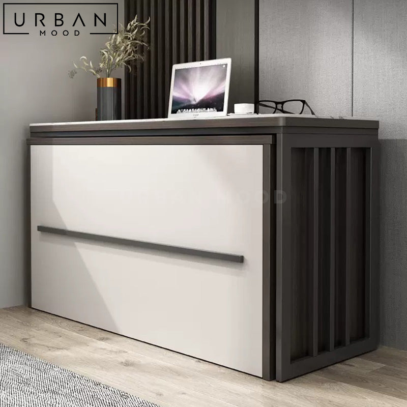 KANI Modern Study Table & Murphy Bed