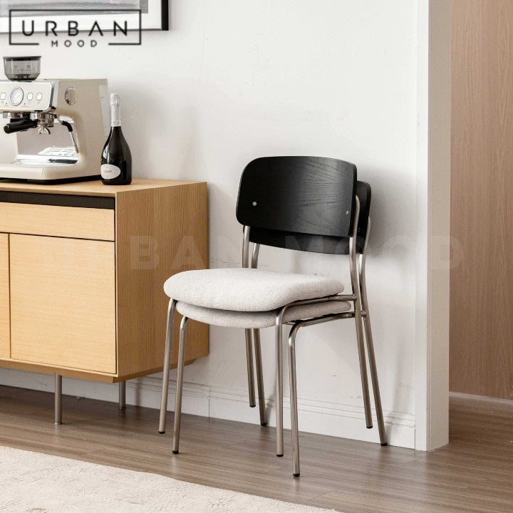 KANSO Japandi Fabric Dining Chair