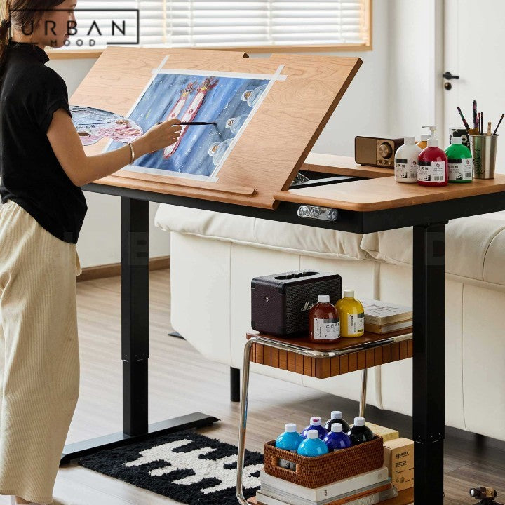 KAPE Modern Ergonomic Adjustable Study Table
