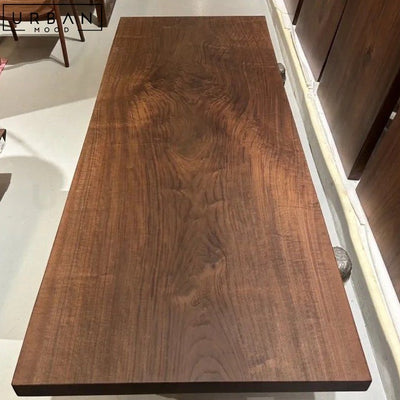 KIPPER Modern Black Walnut Dining Table