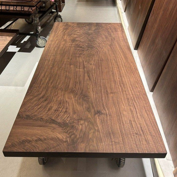 KIPPER Modern Black Walnut Dining Table