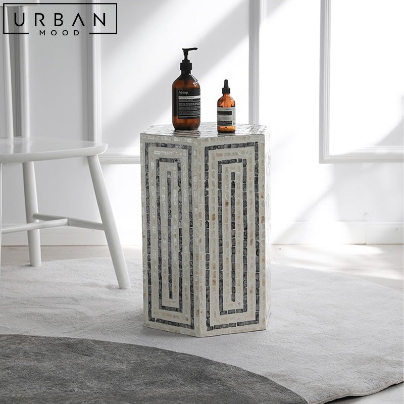 KARA Moroccan Mosaic Side Table