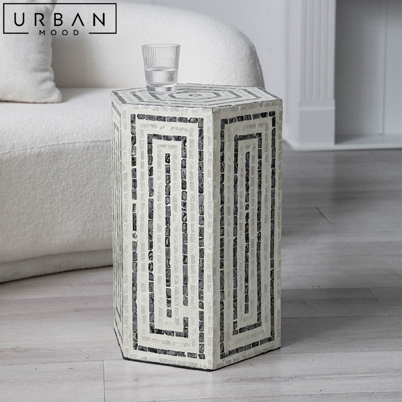 KARA Moroccan Mosaic Side Table