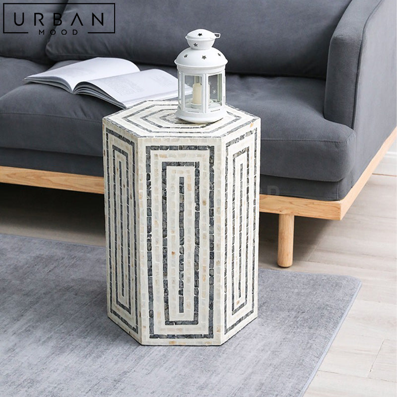 KARA Moroccan Mosaic Side Table