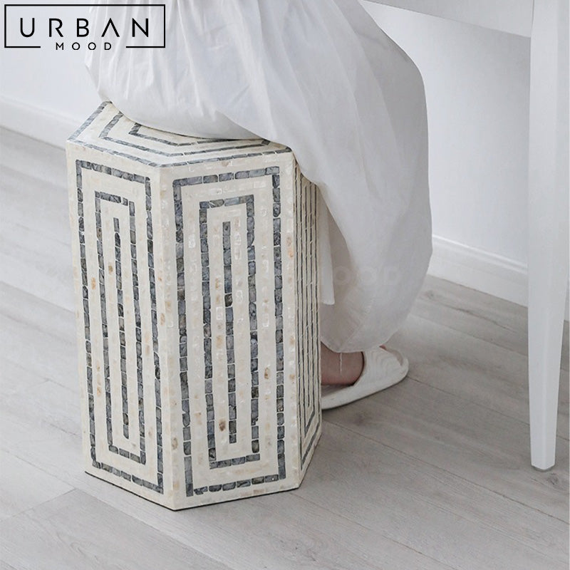 KARA Moroccan Mosaic Side Table