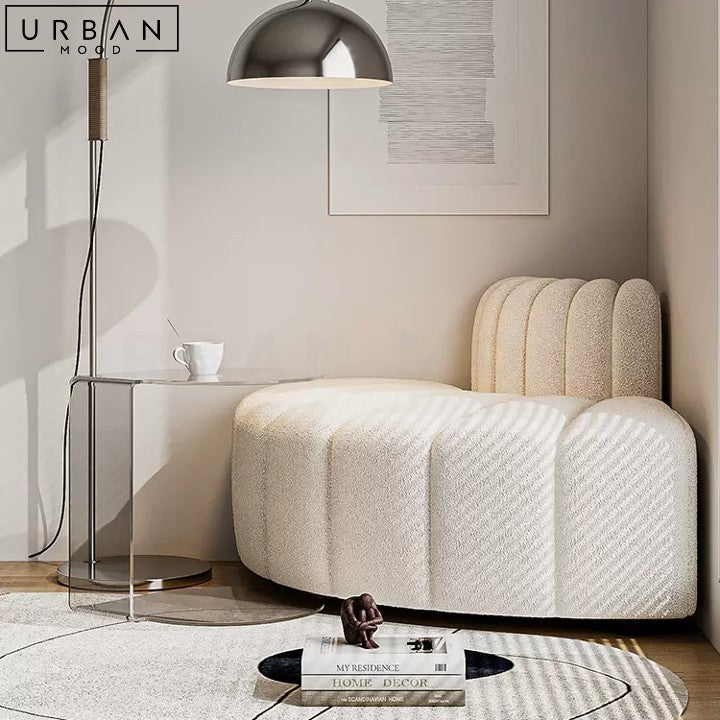 KARLIN Japandi Boucle Corner Sofa