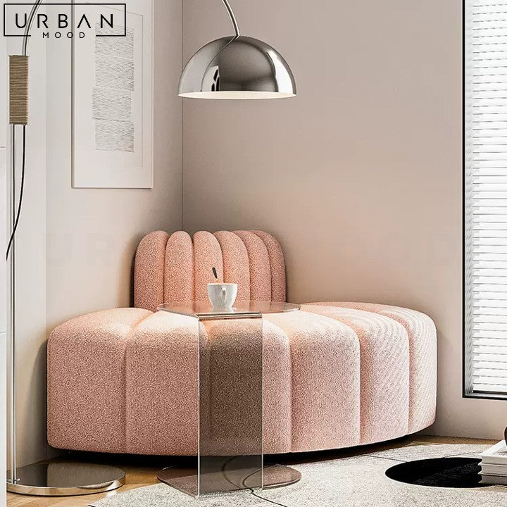 KARLIN Japandi Boucle Corner Sofa