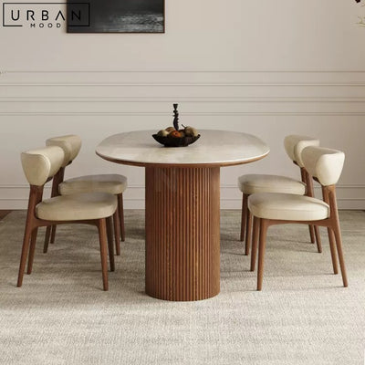 KARO Japandi Sintered Stone Dining Table