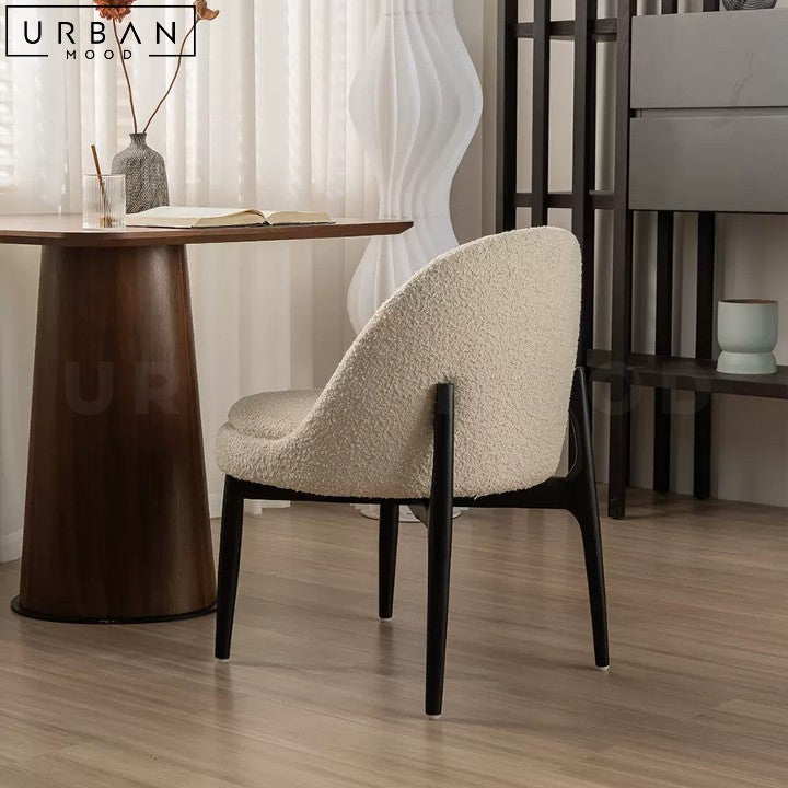 KART Modern Boucle Dining Chair